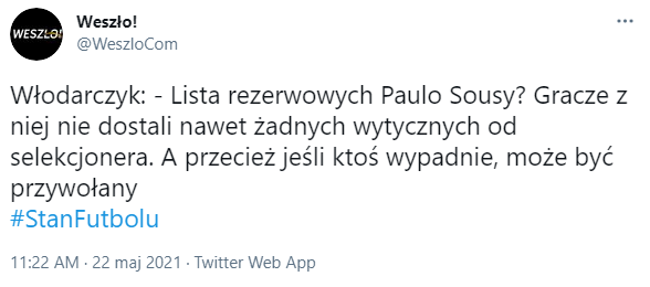 PODEJŚCIE Sousy do graczy z listy rezerwowej xD